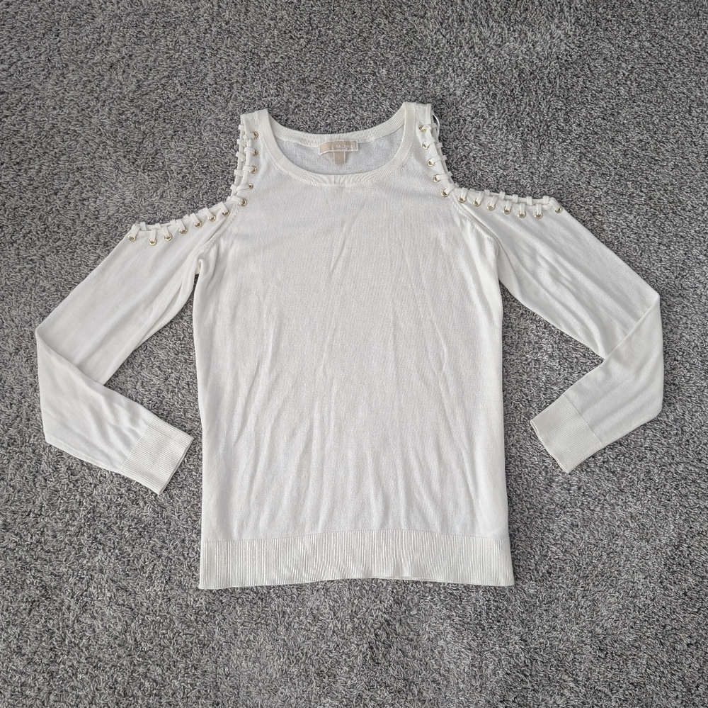 Michael Kors Cold Shoulder Sweater